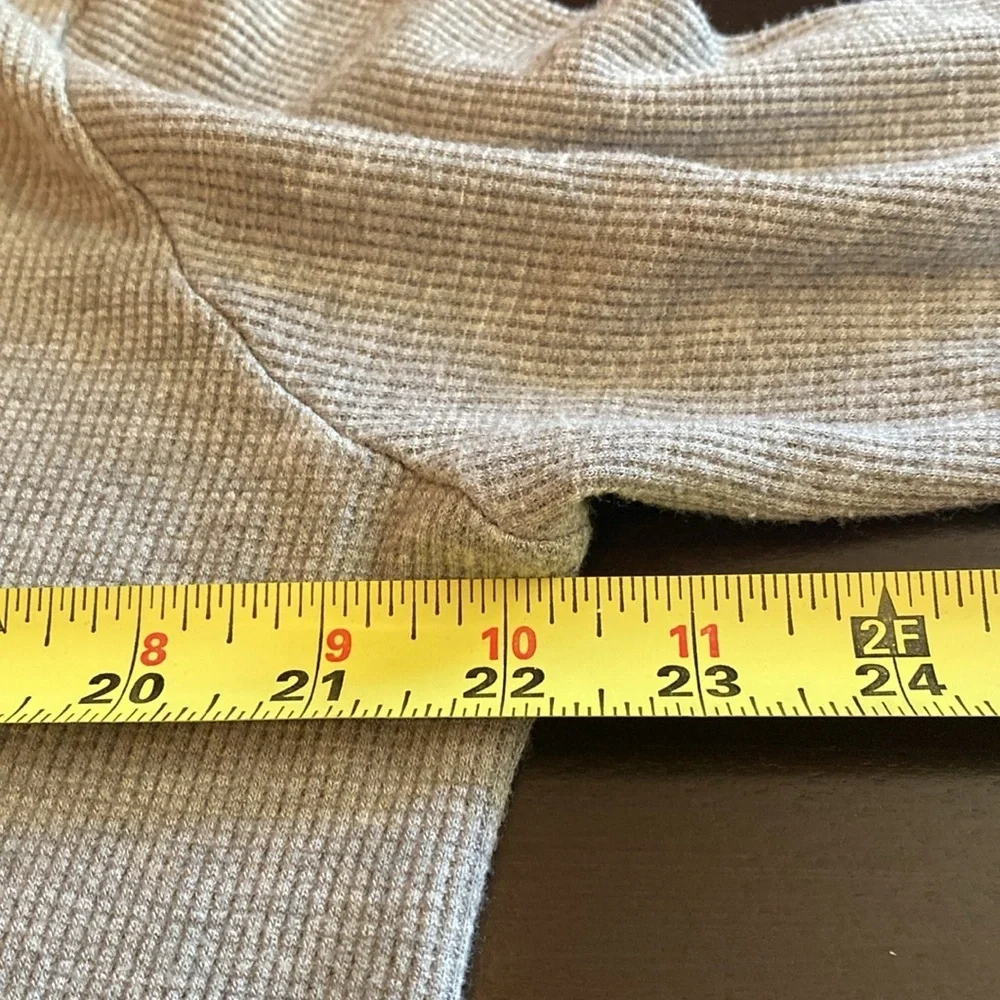 Emory Park Lightweight Cozy Knit Long Cardigan Sweater. Light Gray. Size L.